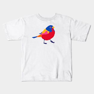 PAINTED BUNTING BIRD Kids T-Shirt